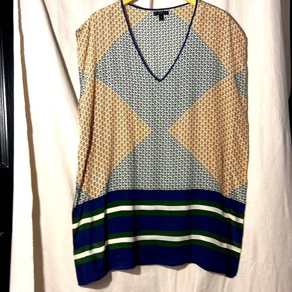 J. Crew light silk tunic